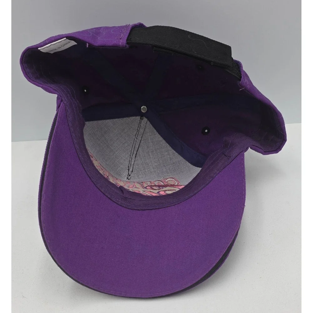 Country Sassy Strapback Hat Womens Purple‎ Black Country Cutie Rockin Bootie Cap